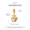Charms Copper Cute Male Bee Pink Heart Pendants Fit Charms Plata Original Bracelet Beads Women Jewellery Making Diy Gift