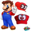 Super Mario Odyssey Hat Unisex Red Baseball Cap Cosplay Costume Accessory For Adults And Kids
