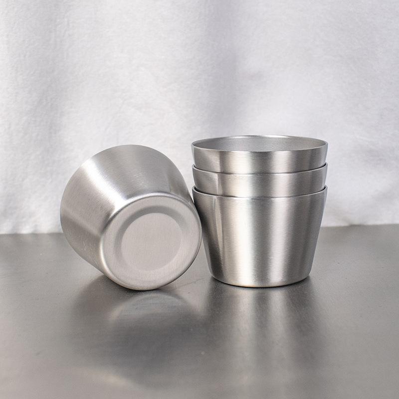 Бокал для вина из нержавеющей стали 304 с двойными стенками 50 мл малого объема бокал для белого вина кружка для эспрессо мини-конус бокал для спиртных напитков