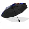 8‑Rib Automatic Umbrella, Dallas Mavericks Design Foldable Umbrella for Sun Rain Protection Travel