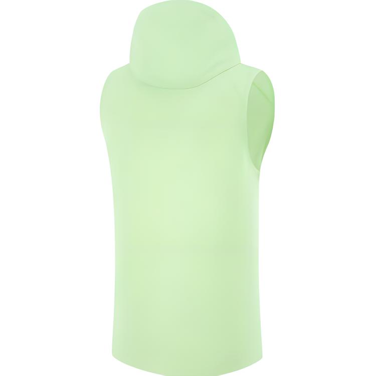 Li-Ning Профессиональная баскетбольная серия с напечатанными буквами, удобная дышащая, влагоотводящая, быстросохнущая, мужская жилетка с капюшоном, динамично-зеленая AVSU035-5