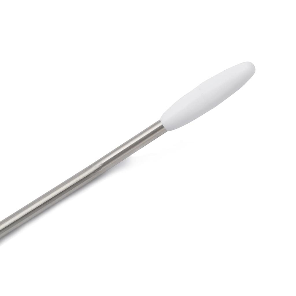 Musiclily Ultra 5mm Stainless Steel Push-In Tremolo Arm for Korean Wilkinson Guitar Tremolo Bridges, Original White Cap