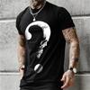 Men's T-shirt Summer Fashion Skull Theme 3D Men Cool Street Print TShirt Horror Series Tough Short Sleeve Men Large Size Top Tee