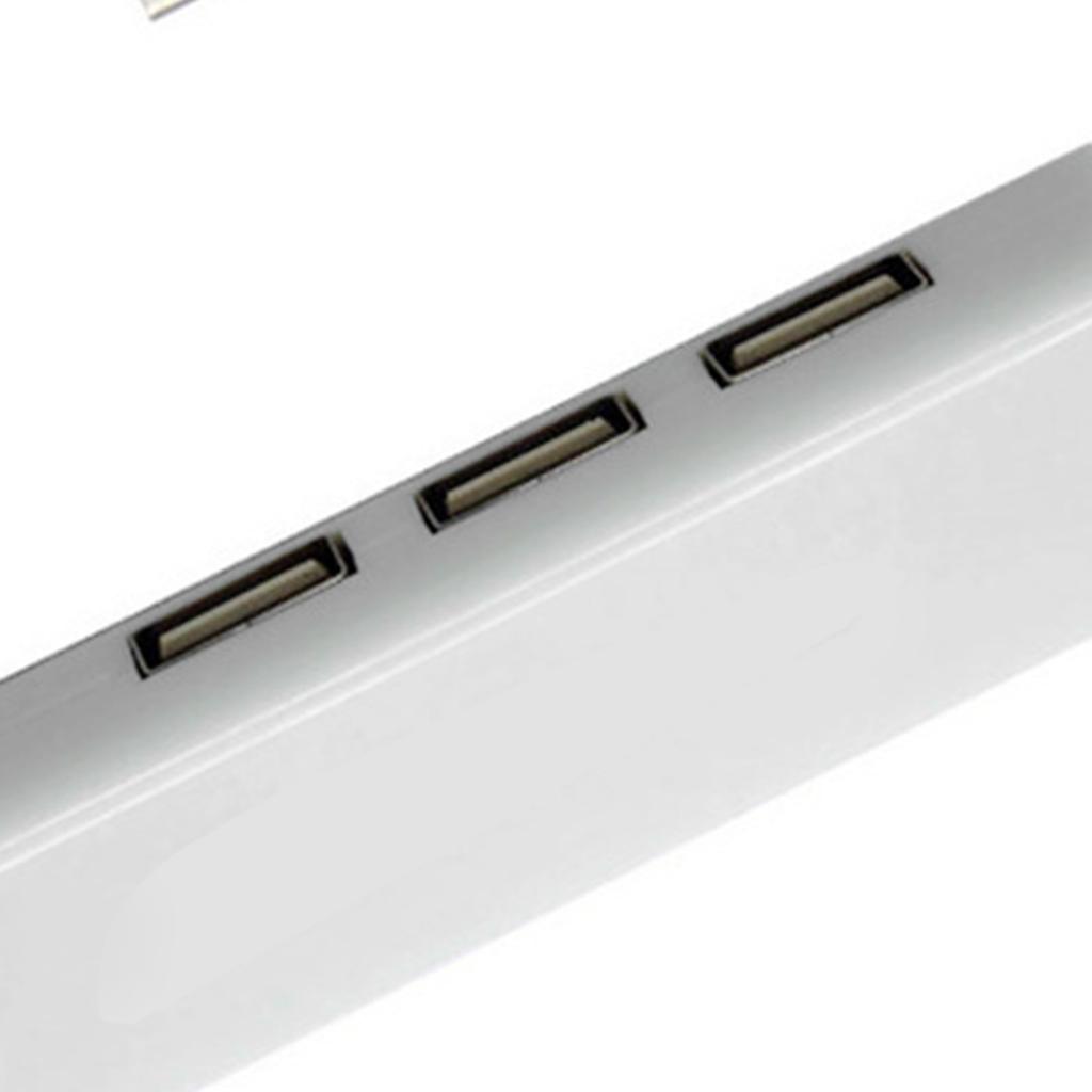 USB-концентратор RJ45, высокоскоростной ПВХ-медный широкосовместимый адаптер USB-Ethernet для телефона, 480 Мбит/с