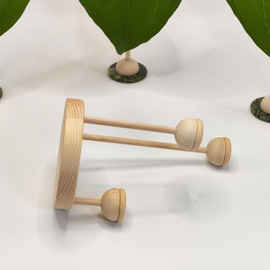 1 комплект, деревянная подставка для бейсбола, держатель для 3 мячей, многофункциональный теннисный гольф, спортивные мячи, основание, настольная стойка, подарок для энтузиастов бейсбола