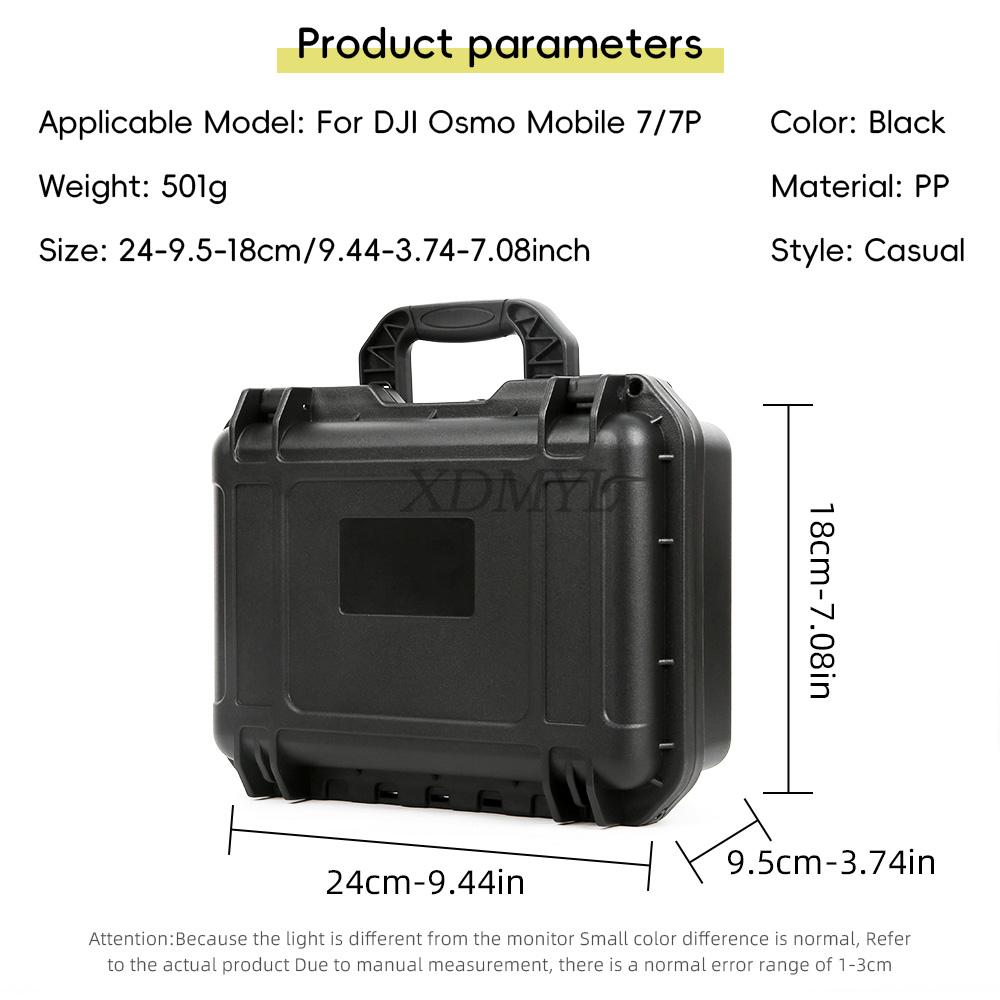 Explosion-proof Case For DJI Osmo Mobile 7/7P Hard Shell Box Storage Bag Carrying Case Handbag Gimbal Stabilizer Accessories