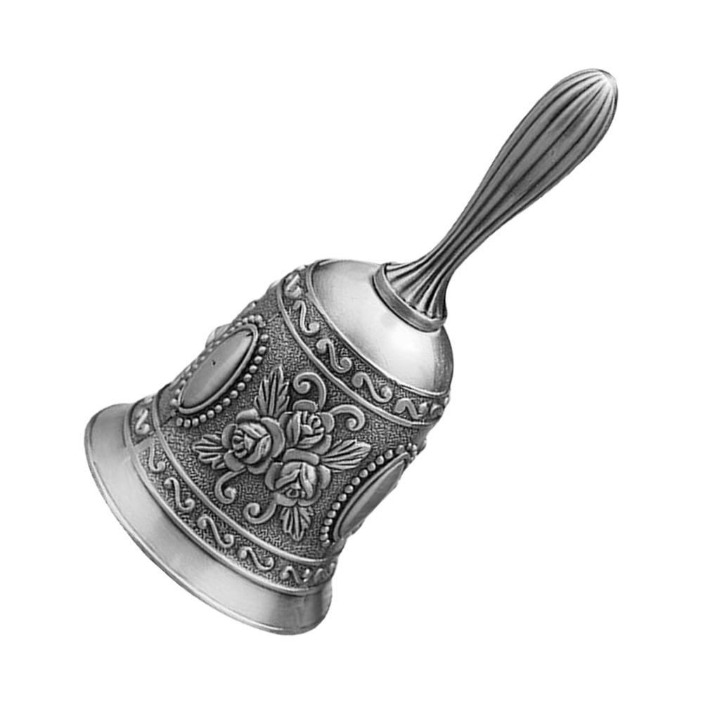 Polished Finish Metal Hand Bell Lotus Vintage Hand Bell Handbells Brass Call Bell For Teacher