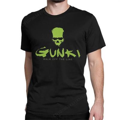 Gunki Cool Хлопковые футболки с круглым вырезом с коротким рукавом Футболки с логотипом для рыбалки для мужчин и женщин Летняя одежда