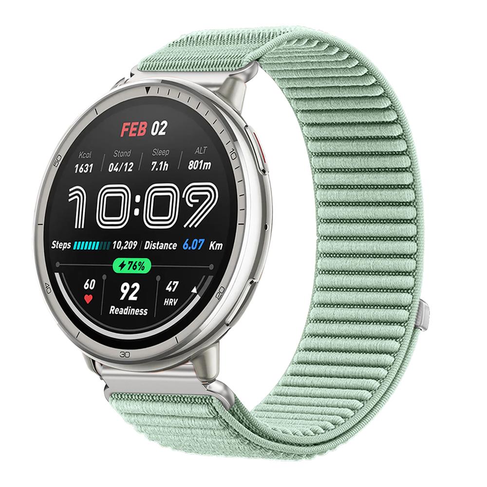 20 мм 22 мм Нейлоновый ремешок-петля для Amazfit Active 2 Ремешок для Amazfit Balance 2/Helio/Bip 6 5/GTR/GTS 4 3 Дышащий браслет