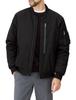 Outer 13 Storage Pockets Blouson Fly Jacket Water Repellent Puffer Black M Regular [Amazon Essentials] MA-1 Men's