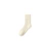 Woolen Socks for Women's Autumn and Winter Warmth, Mid-calf Socks, Solid Color Fleece Thickened Women's Socks, Woolen Versatile Socks