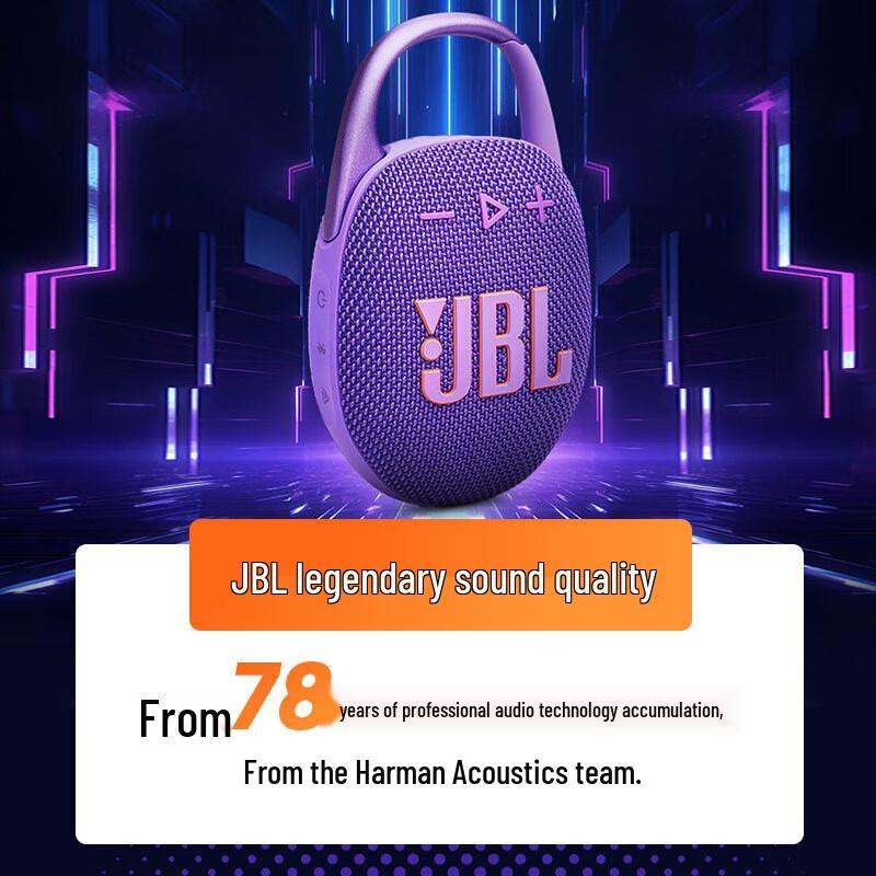 JBL Clip 5 Portable Bluetooth Speaker