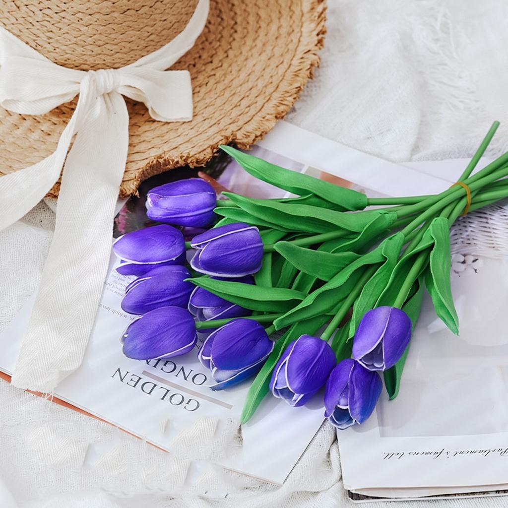 Разноцветный букет искусственных тюльпанов, цветочный для свадебной вечеринки, украшение, цветы, домашний, для улицы, садовый орнамент, принадлежности