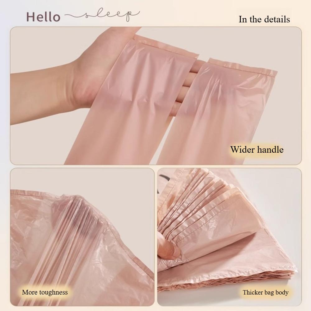 Одноразовые очень плотные мусорные пакеты-жилеты, Большие бытовые пластиковые пакеты для мусора с ручками для кухни/ванной/спальни, Прочные RQSL-BH-3962