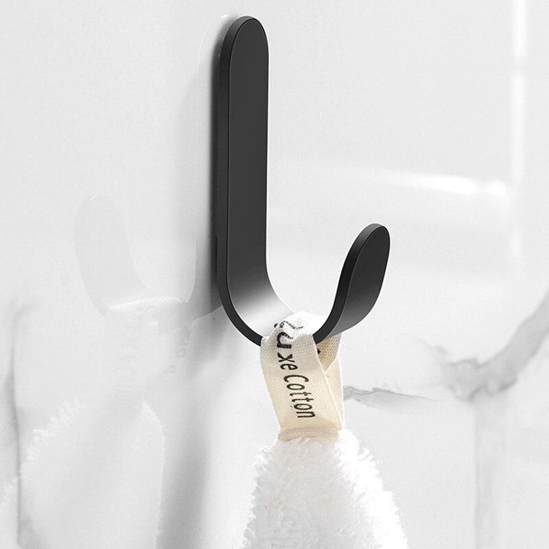 Крючок из прочной вискозы без проколов, многофункциональный, для ванной комнаты, за дверью, для одежды, полотенец, хозяйственные принадлежности