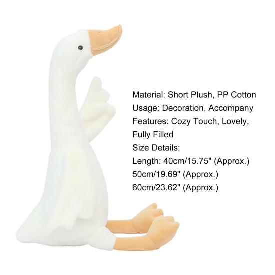 40/50/60 см креативная кукла-животное, очаровательная плюшевая игрушка гусь, милая мягкая подушка, подарок для мальчиков и девочек