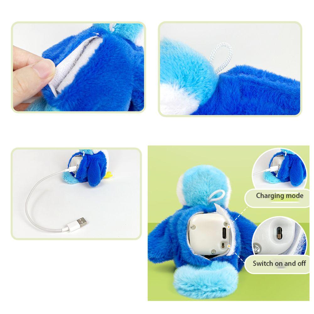 Vivid Chirping Interactive Chirping Bird Cat Toy Hanging Flapping Bird Cat Toy  for Indoor Cats