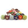 Ceramic Vintage Drawer Knobs and Pulls Handle (Multicolour, 1.7 X 2.5 Inches) - Pack of 15