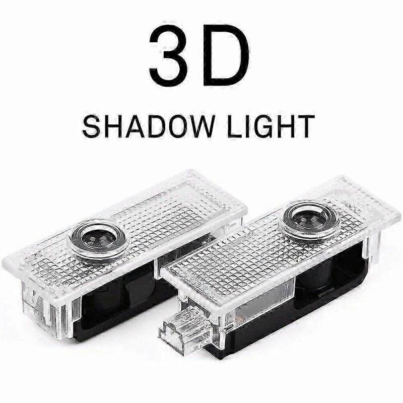 Car Door Projector Laser Led Lights Courtesy Puddle Shadow Lamps For BMW