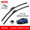 Автомобильные дворники с двойной резиной для Hyundai I30 2007-2010 Передние щетки Резак Автомобильные детали Аксессуары Стеклоочистители Изнашиваемые детали