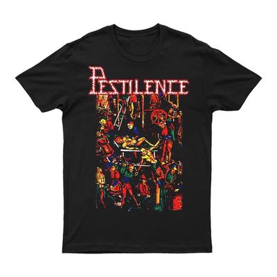 2025 Новый Стиль PESTILENCE - MALLEVS MALEVICARVM Печатная Футболка из Чистого Хлопка, Модная Футболка для Мужчин и Женщин