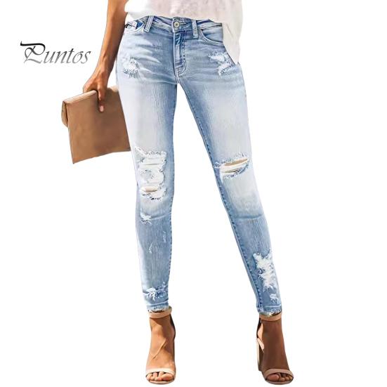 Женские моделирующие узкие джинсы с высокой талией, рваные потертые джинсовые брюки, эластичные леггинсы, джинсовые брюки