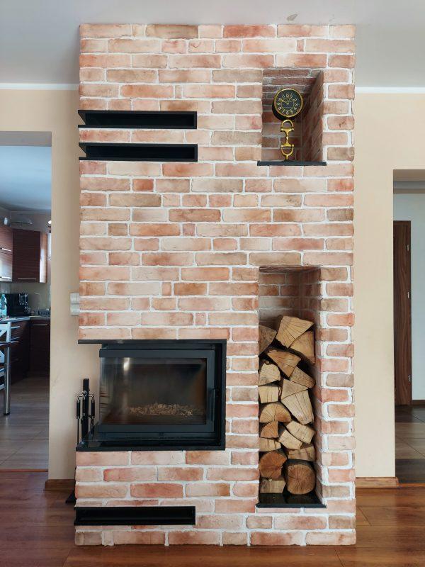 Чугунный камин KRATKI SIMPLE левый 8 кВт Ø 200