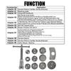 12 шт./13 шт. набор инструментов для поршневого компрессора, суппорт дискового тормоза автомобиля, 1 комплект, прочный и надежный, удобный возвратный тормоз