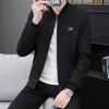 Jacket Men's Spring Baseball Collar Jacket Men's Commuting Simple Jacket Windproof Men's Trendy Youth Baseball Uniform