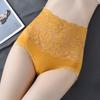 Cotton High Waisted Underwear for Women Comfortable Lace Briefs Lifting Buttocks Pure Cotton Crotch Plus Size Triangle Panties
