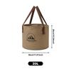 Collapsible Water Bucket Large Capacity Portable Storage For Camping Car Emergency Use