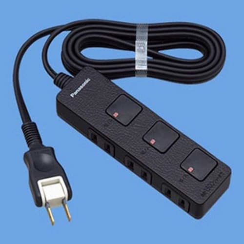 Panasonic The Tap F Premium 3-mouth Snap Cap with 2m Cord Type Z Black Leather WHF2323BLBP