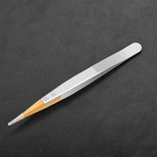 Прецизионные антимагнитные пинцеты с острым носом. 27 Тип Пинцеты для ремонта электроники без царапин Инструмент для ремонта очков