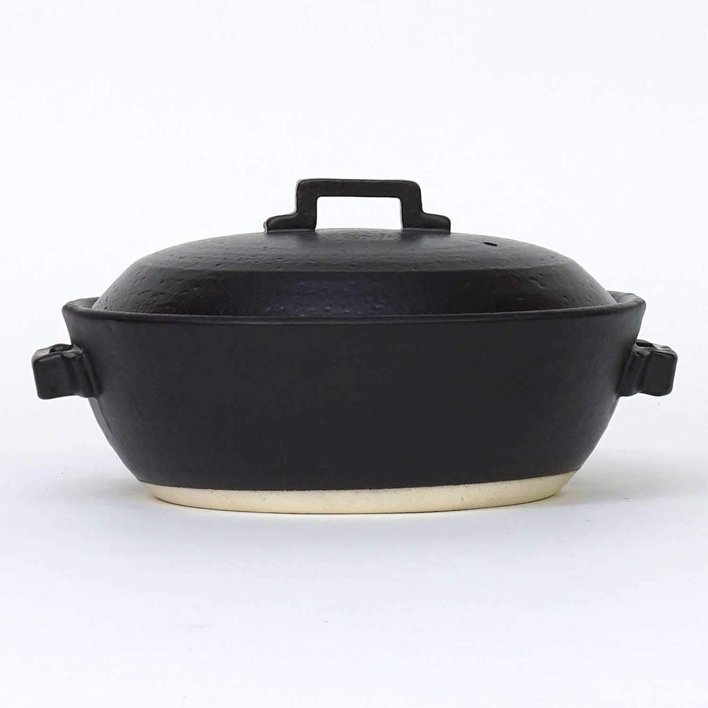 Глиняный горшок Maruyoshitouki STYLE BLACK 8 Керамическая обработка IH M0183 No.