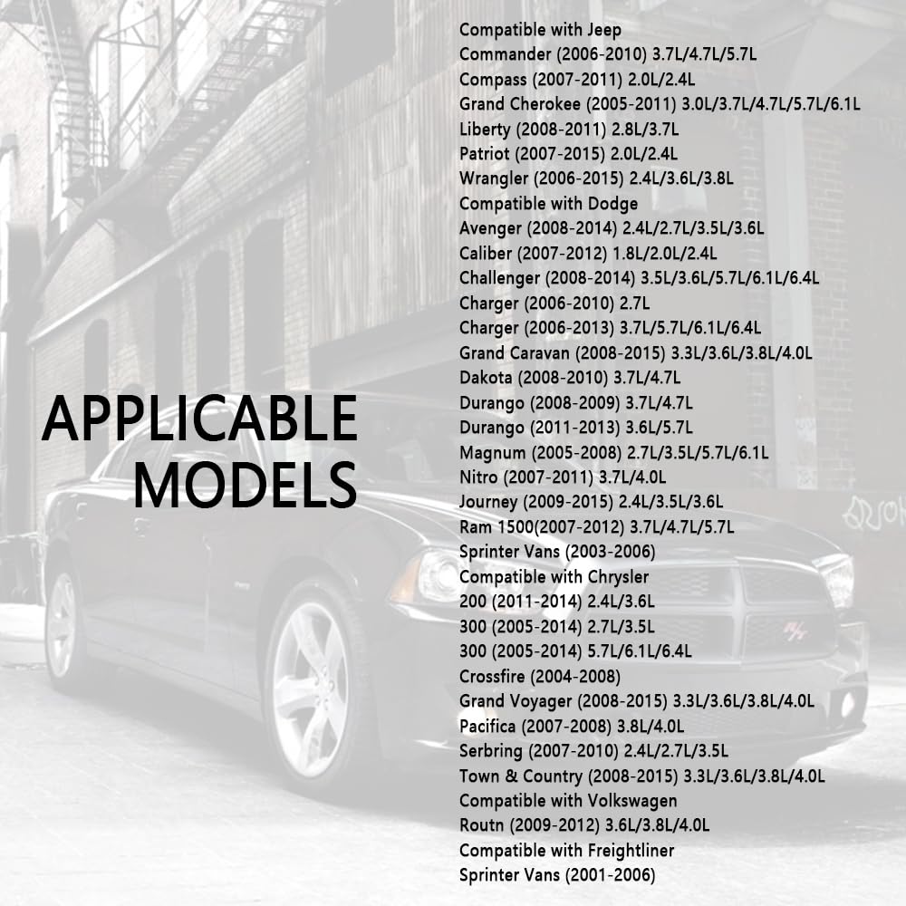 OEM Transmission Dipstick 8863B 9336 Compatible with Challenger , Engine Oil Dipstick for 2.7 3.5 3.6 3.7 5.7 6.1 6.4L, Essential Engine Oil Dipstick