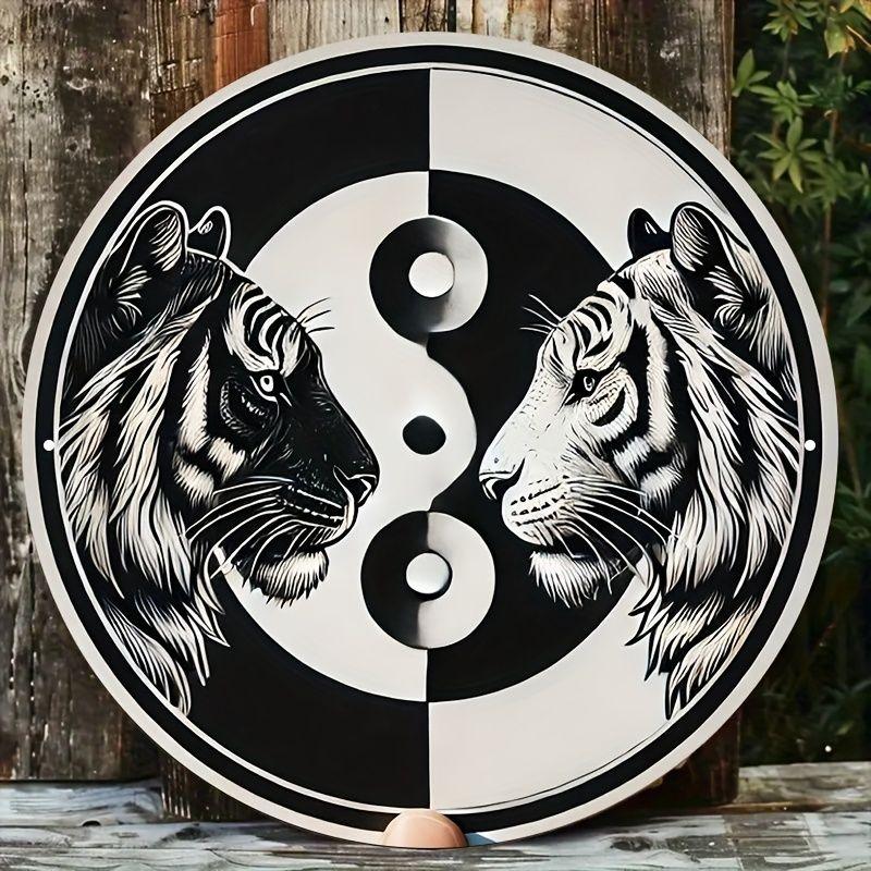 Металлическое настенное искусство Инь-Ян для дома, гостиной, пространства для медитации