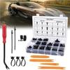 1000/500/200/100 шт. Набор автомобильных зажимов с коробкой, смешанный, для кузова автомобиля, нажимной фиксатор, заклепка, бампер, дверная обшивка, панель, зажим для крепления