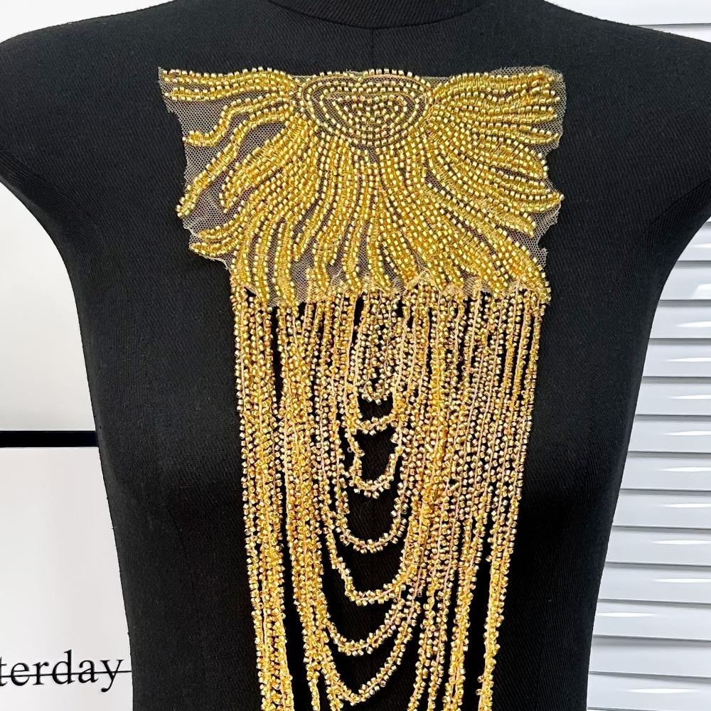 1PC Unisex Party Costume Epaulettes Glittering Shoulder Wrap Epaulet Stage Performances