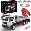 MOULD KING 17063 Technical Car Building Block Remote Control Truck Mounted-Crane Model Assembly Brick Toys Kids Christmas Gift