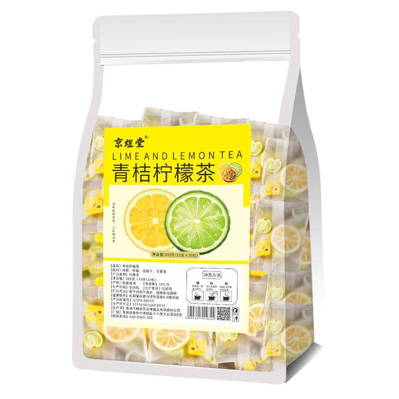 Green Orange Lemon Bag Tea Rock Sugar Kumquat Dried Passion Tea