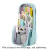 Double Layer Stand Pencil Stationery Case Large Capacity Make Up Bag Gift Supply
