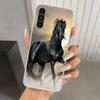 Чехол для телефона Animal Black Horse для Samsung Galaxy A17 A16 A37 A26 A36 A57 A56 A15 A25 A35 A55 A14 A24 A34 A54 A13 A23 A33 A53 Gal