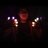 Magic Thumb Lights LED Magic Thumb Prank Toy Light Up Flashing Fingers Tips for Magic Stage Tricks Performance Props