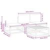 VidaXL Ensemble de canapés de jardin 4 pièces avec coussins en bois d'acacia et rotin 3278912