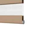 Dual Roller Blind Sand Brown 150x230 cm Fabric Width 145.9 cm Polyester