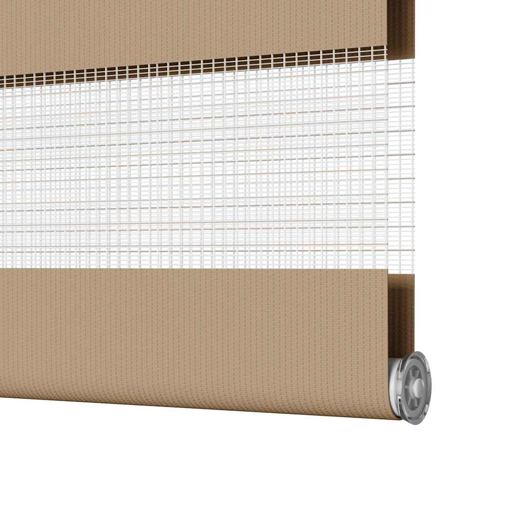 Dual Roller Blind Sand Brown 150x230 cm Fabric Width 145.9 cm Polyester