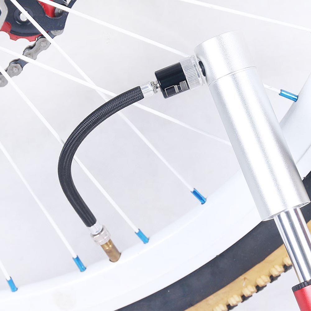 Practical Convenient Bicycle Accessories Bicycle Pump American Air Pump Extension Hose Pump Tube