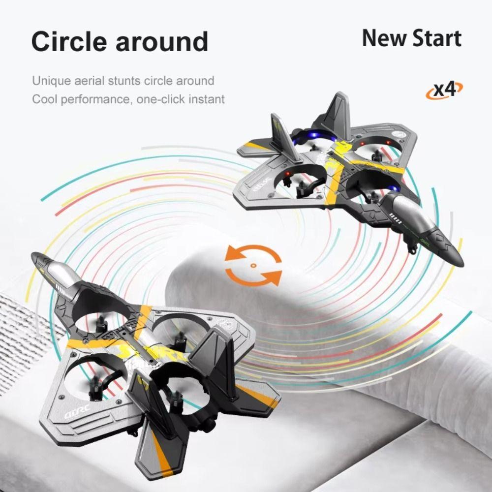 Gravity Sensor Remote Control Airplane EPP Foam RC Quadcopter for 3.7V500MAH Kids Toys