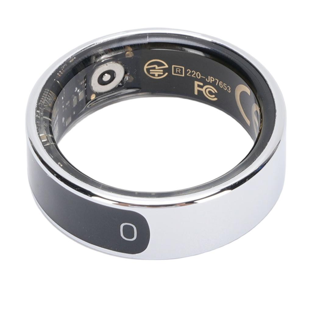 Умное кольцо фитнес-трекер для мужчин и женщин, сенсорный экран, водонепроницаемость 5 АТМ, запись данных о здоровье и упражнениях, подсчет шагов, с зарядной станцией