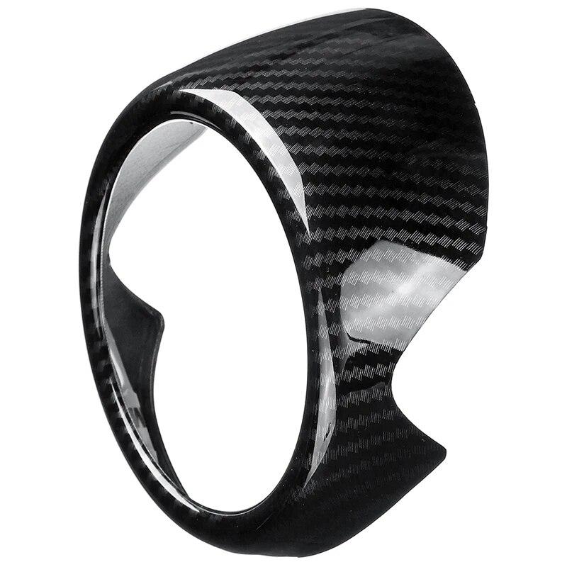 2PCS Carbon Fiber Car Door Handle Cover Trim For BMW MINI Cooper 3DR F56 F57 Car Interior Door Handles